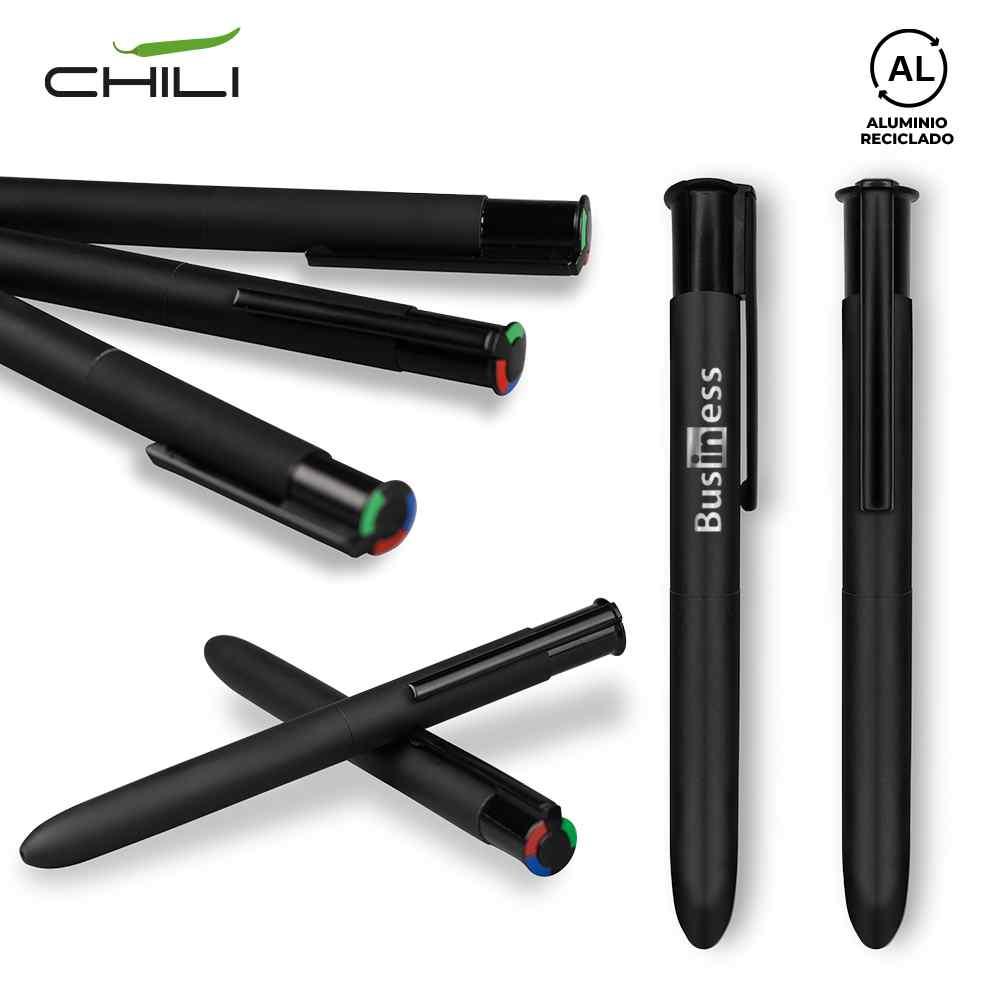 Bolígrafo Multi Metal 4-1 personalizado con logo