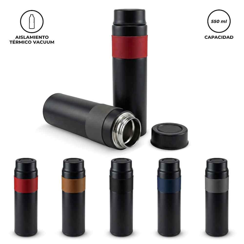 Botilito Metálico Concord Negro 550ml Nuevo personalizado con logo