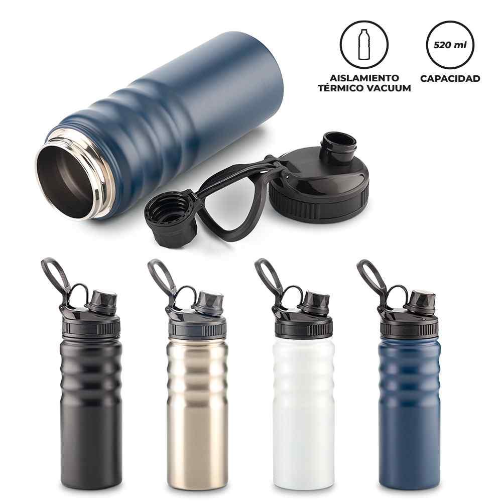 Botilito Metálico Glider 520ml personalizado con logo