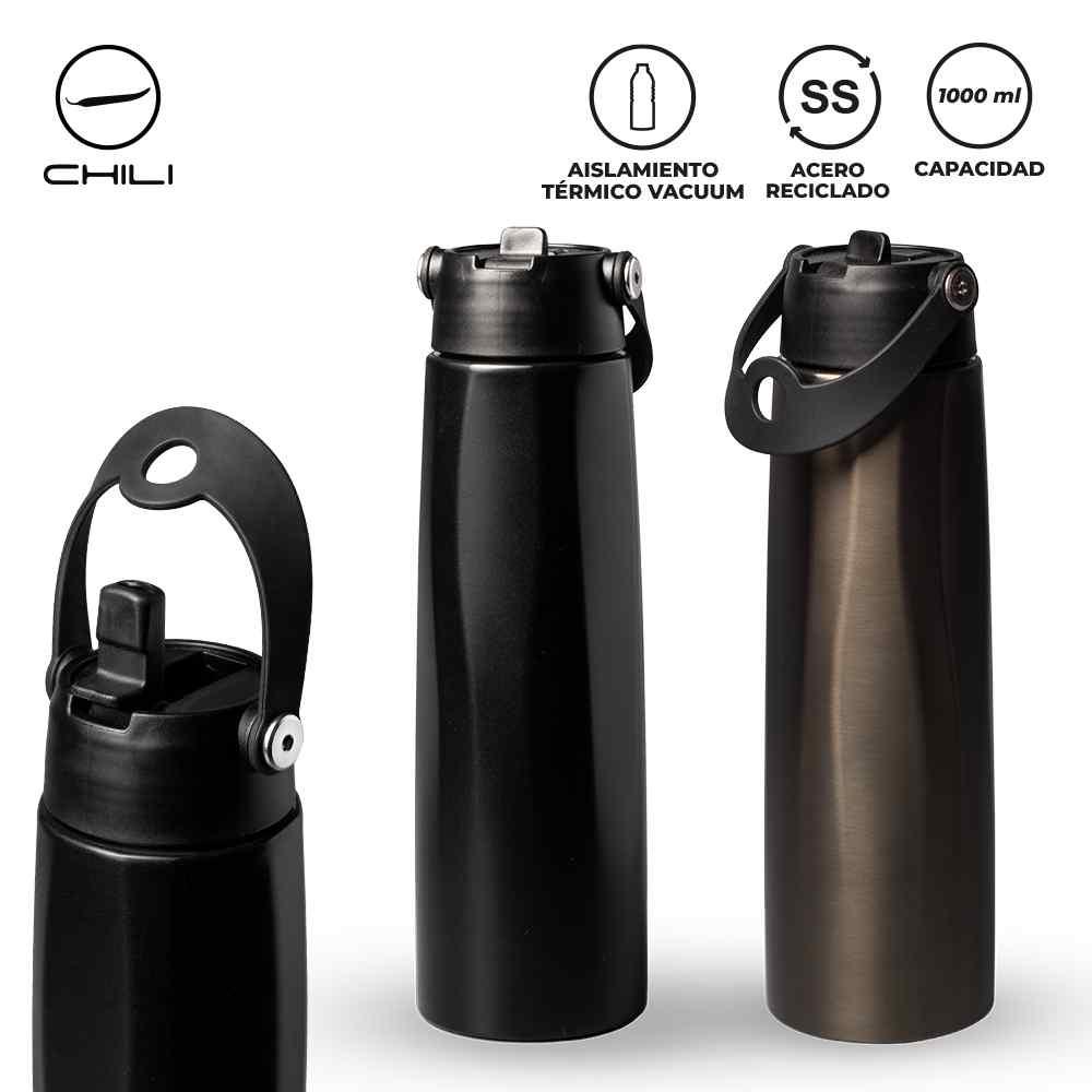 Botilito Metálico Klak Chili 1l personalizado con logo