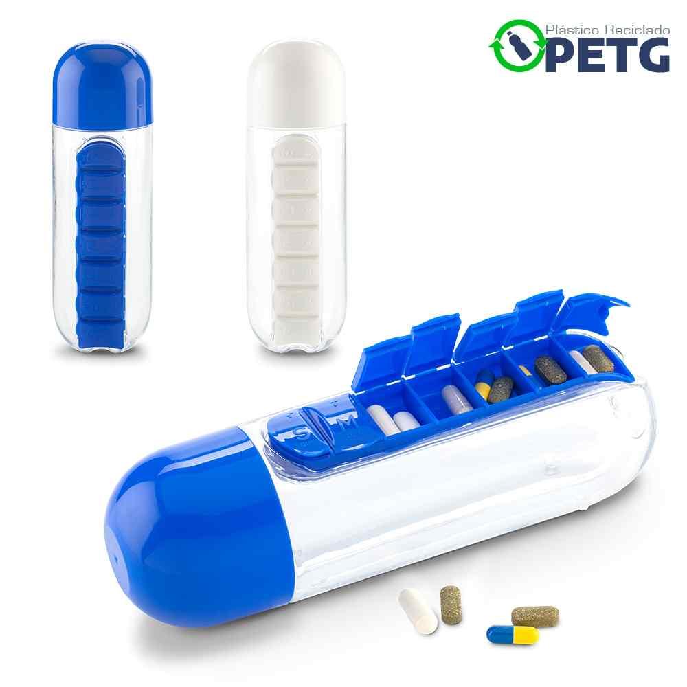 Botilito Plástico Pillbox 750ml personalizado con logo