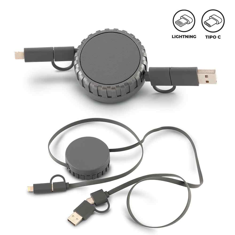 Cable Multicargador Voss personalizado con logo