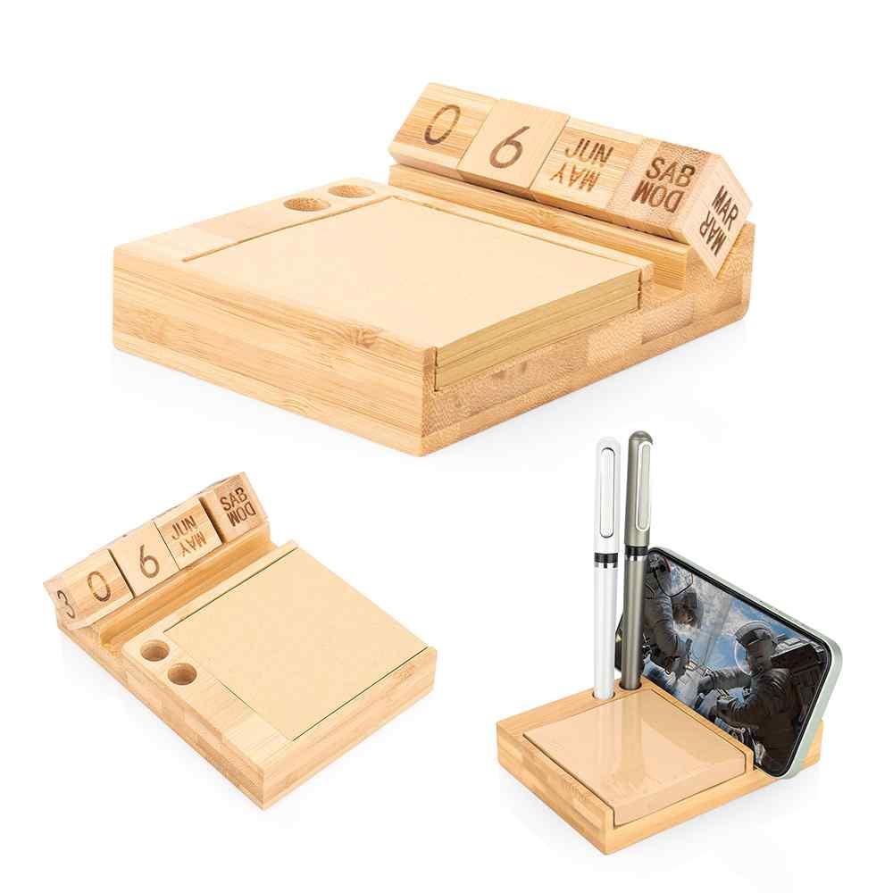 Calendario Bamboo - Producto promocional personalizable
