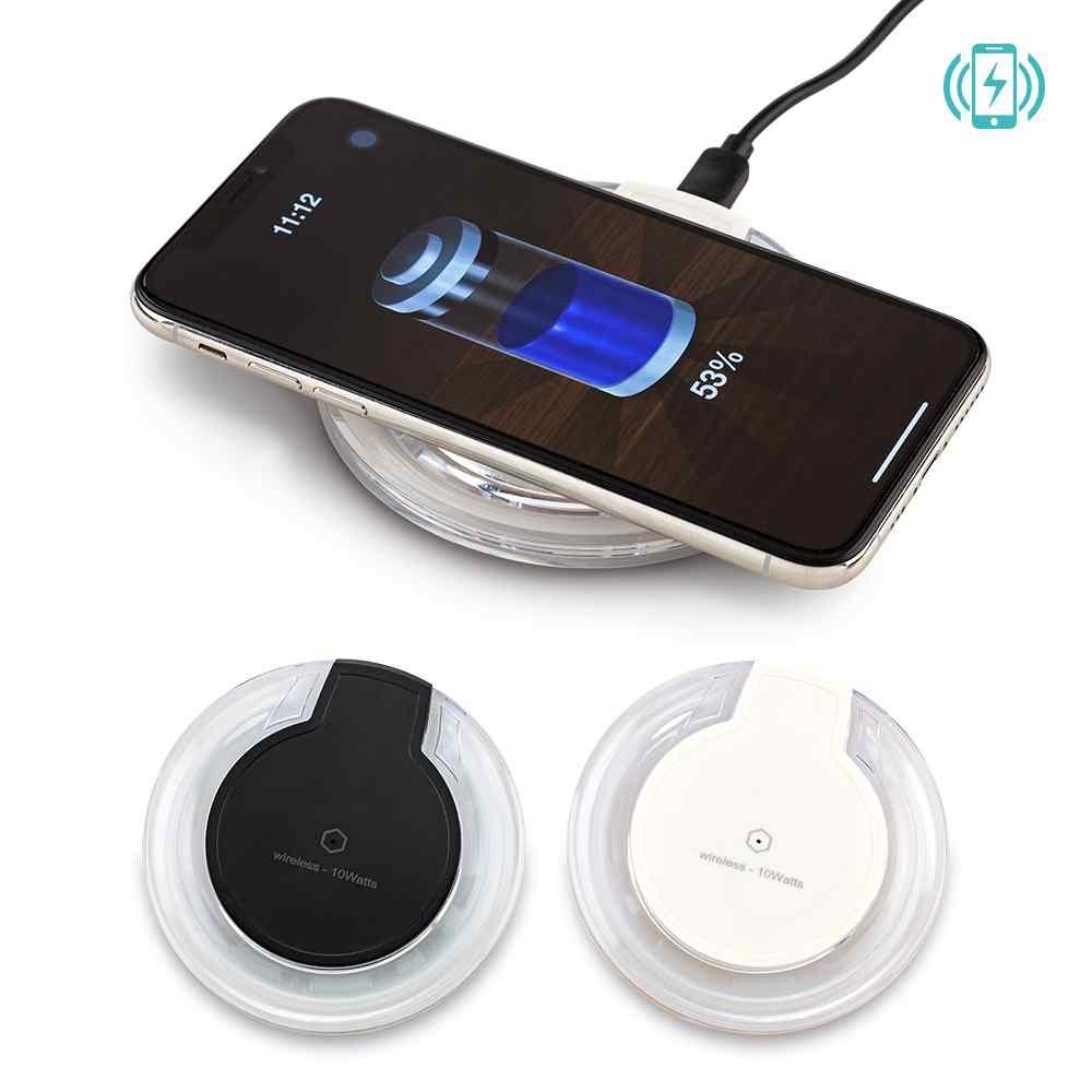 Cargador Inalámbrico Para Móviles Flat 10w personalizado con logo