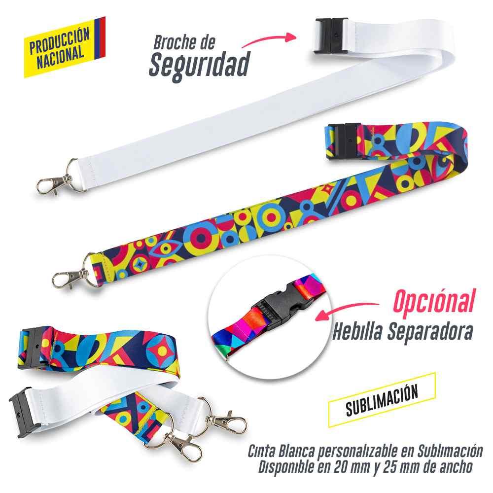 Cinta Blanca Especial Para Sublimación - Producción Nacional Sobre Pedido personalizado con logo