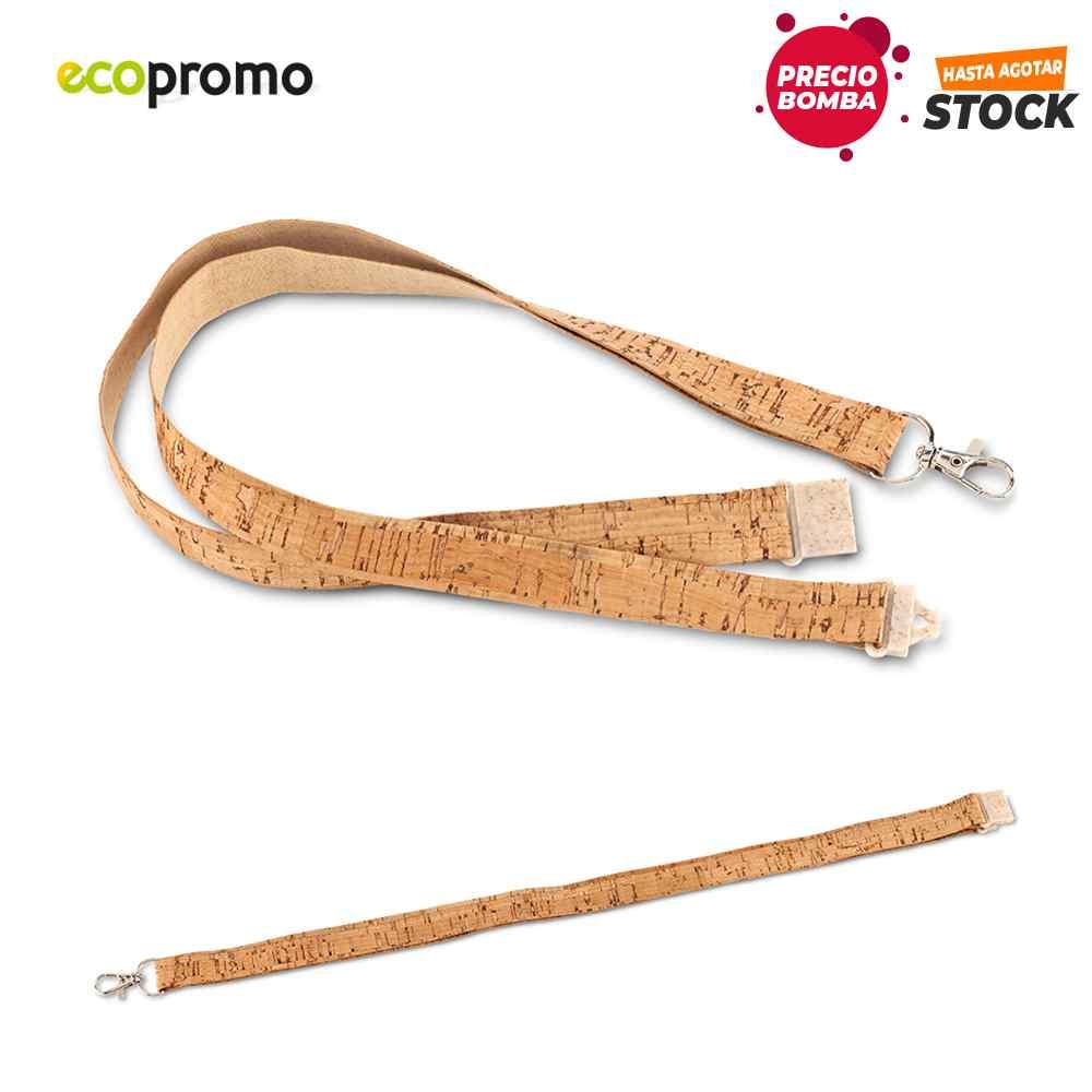 Cinta Para Portacarnet Cork personalizado con logo