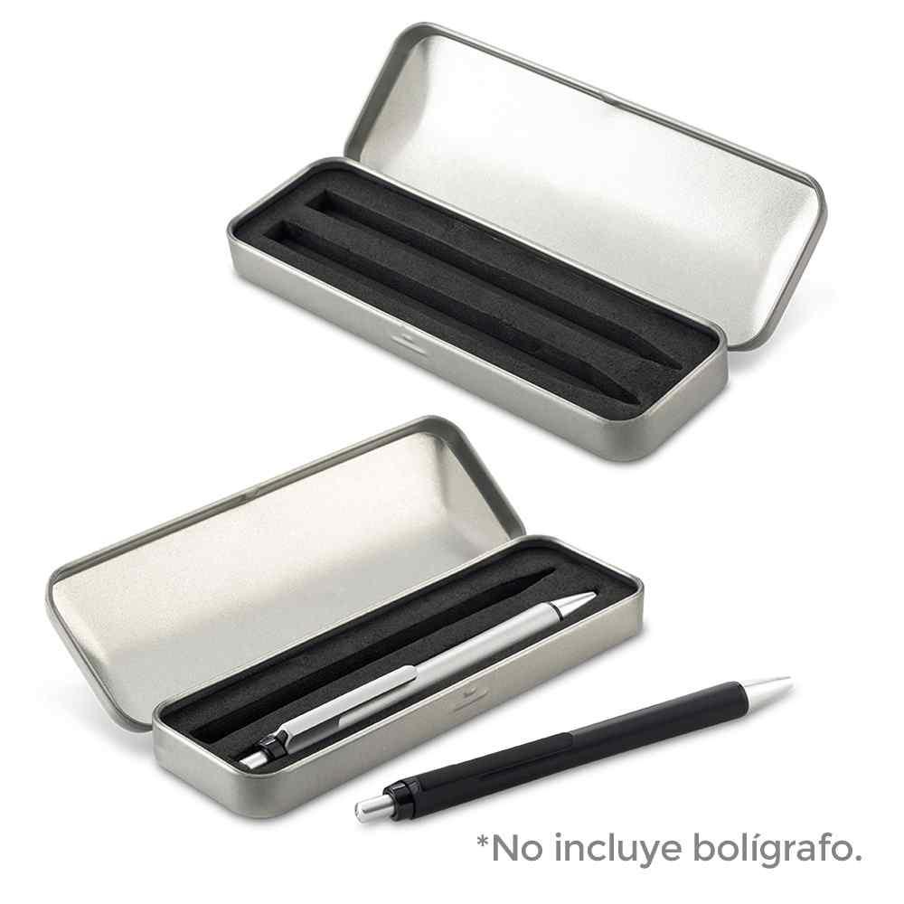 Estuche Metálico Avalon personalizado con logo