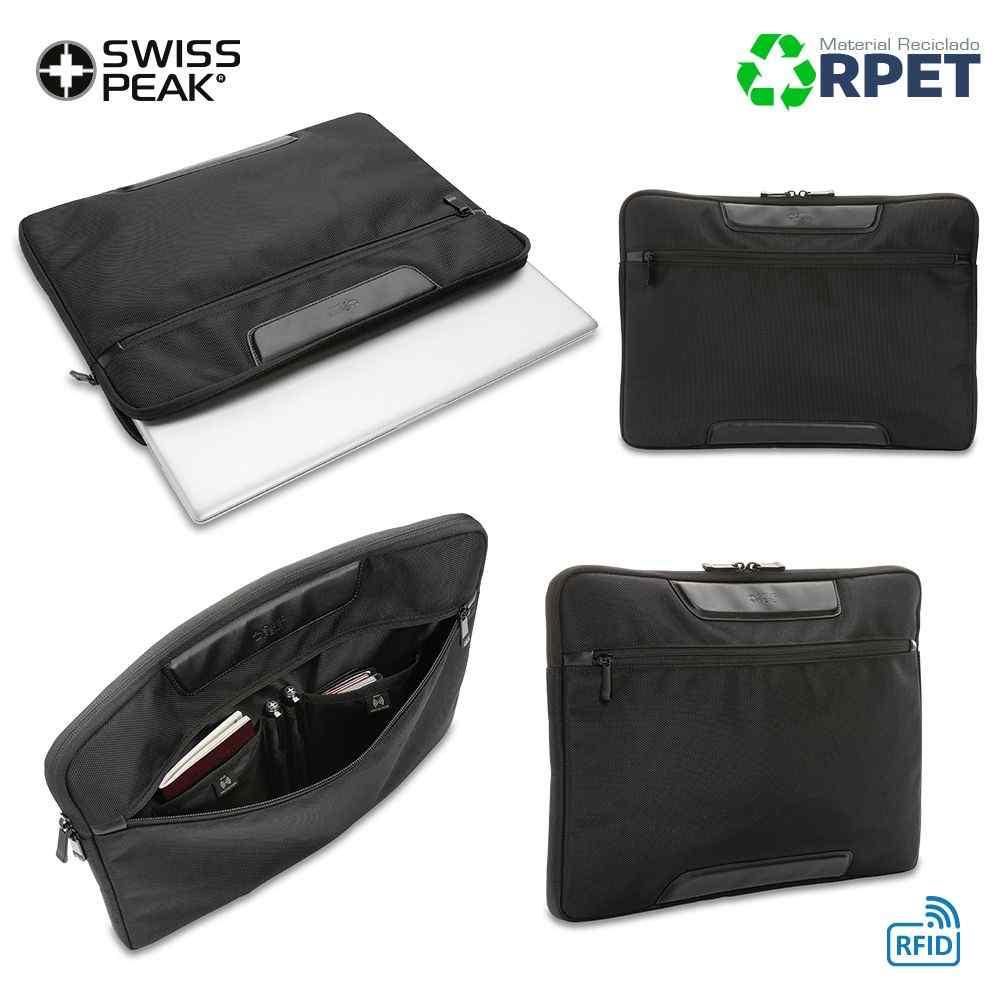 Funda Portalaptop Swiss Peak - Producto promocional personalizable