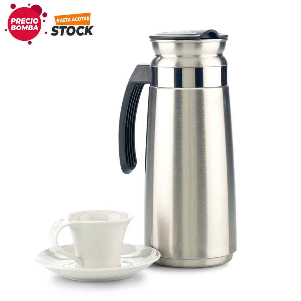 Jarra Cafetera en Acero Inoxidable Coffee 1.3l personalizado con logo