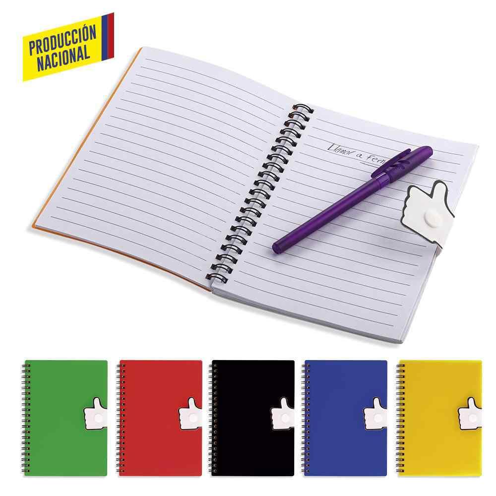 Libreta Like it - Producción Nacional - Producto promocional personalizable