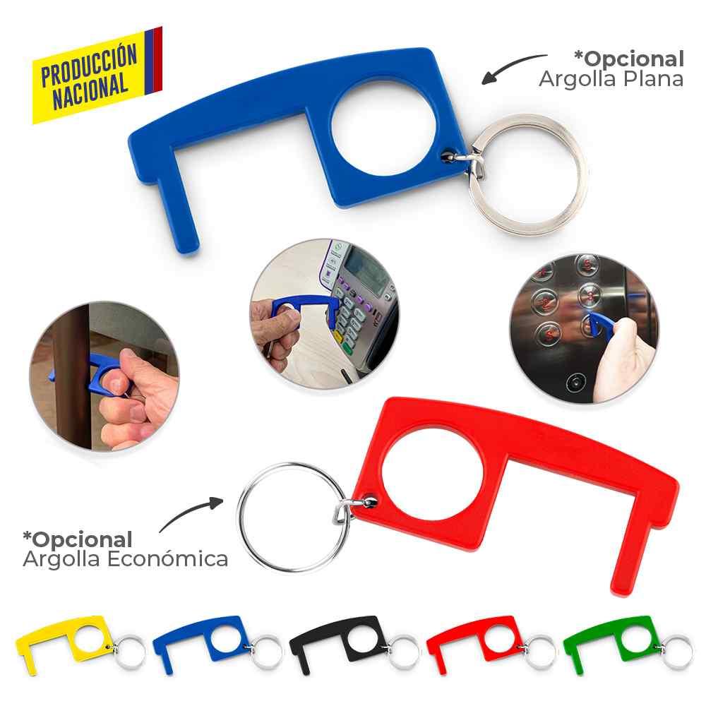 Llavero Plástico Multiusos Anticontacto - Produccion Nacional personalizado con logo