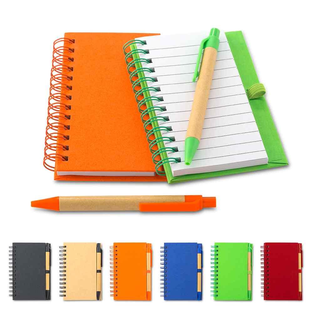 Mini Libreta Con Bolígrafo Tavish personalizado con logo