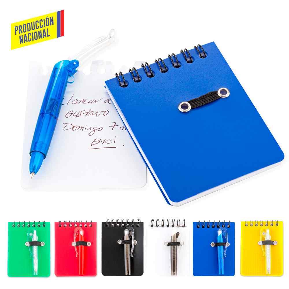 Mini Libreta Duo - Producción Nacional (ver Ref Bolian) - Producto promocional personalizable