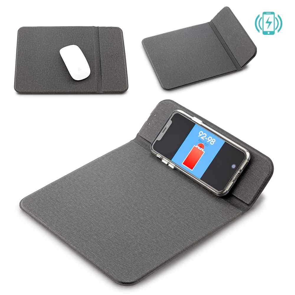 Mouse Pad Con Cargador Inalámbrico Slim 15w personalizado con logo