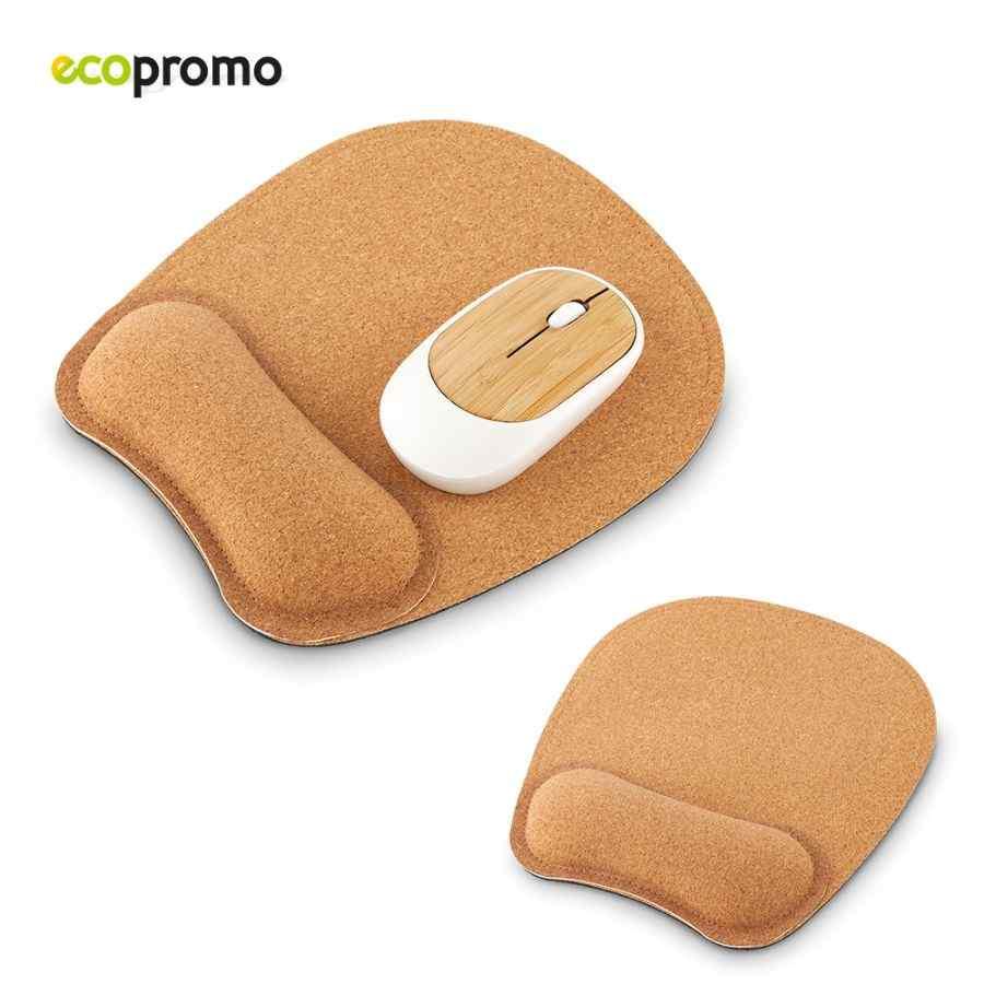 Mouse Pad Cork Con Apoya Muñecas - Producto promocional personalizable