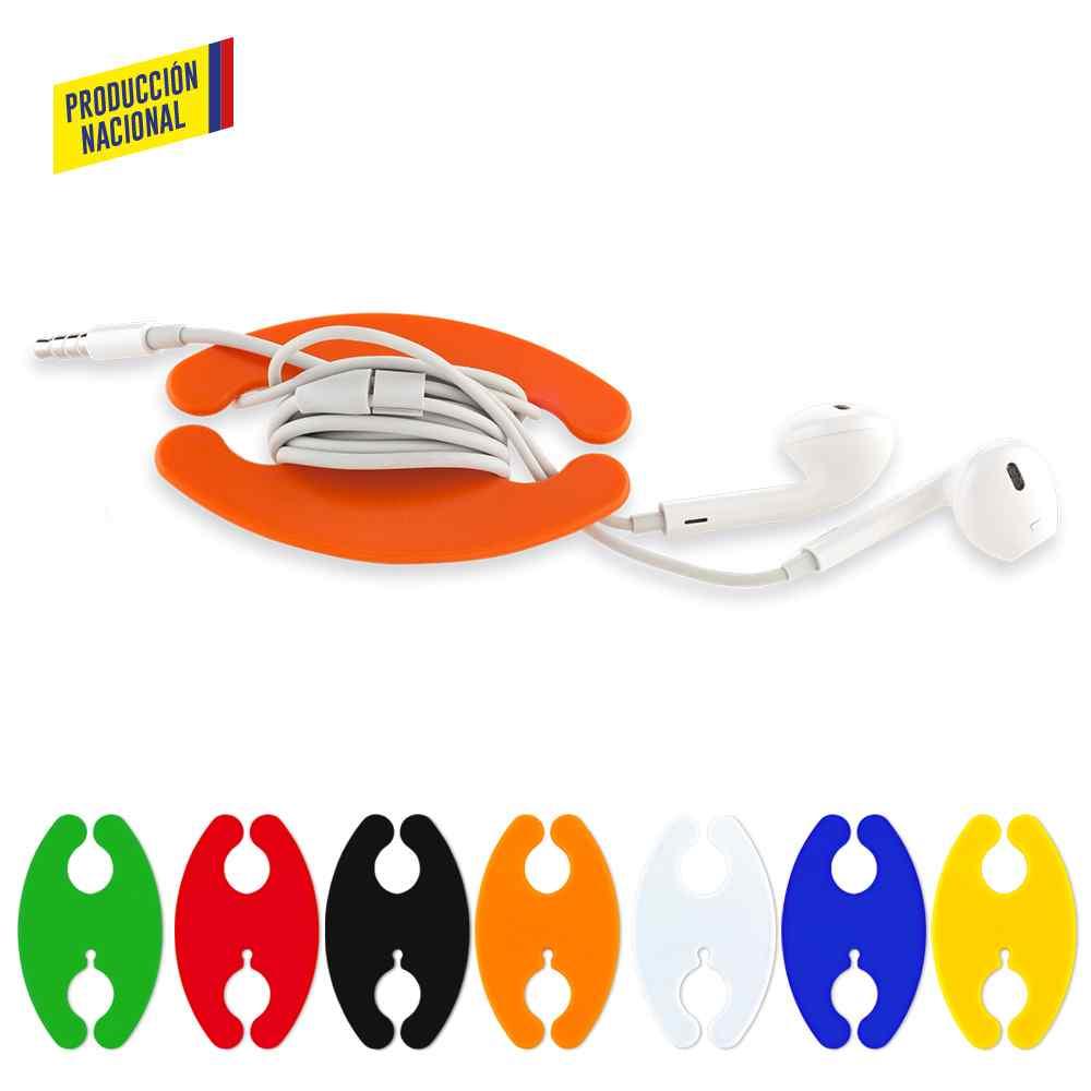 Organizador de Cables Oval - Producción Nacional personalizado con logo