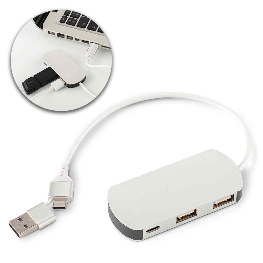 Puerto Usb Syntra personalizado con logo