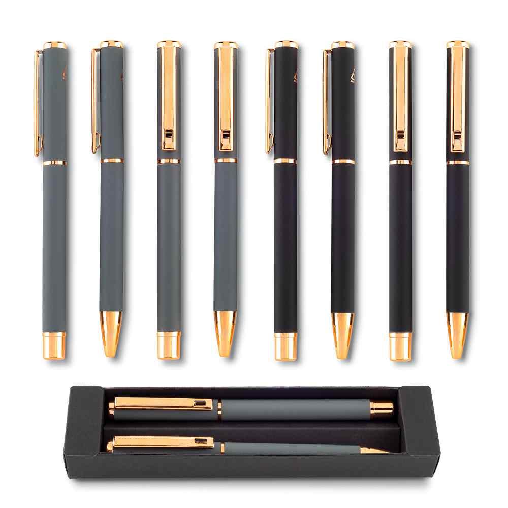 Set de Bolígrafos Emblem personalizado con logo