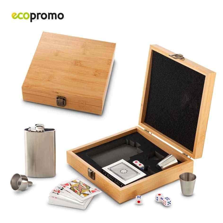 Set de Licorera Con Juegos - Producto promocional personalizable