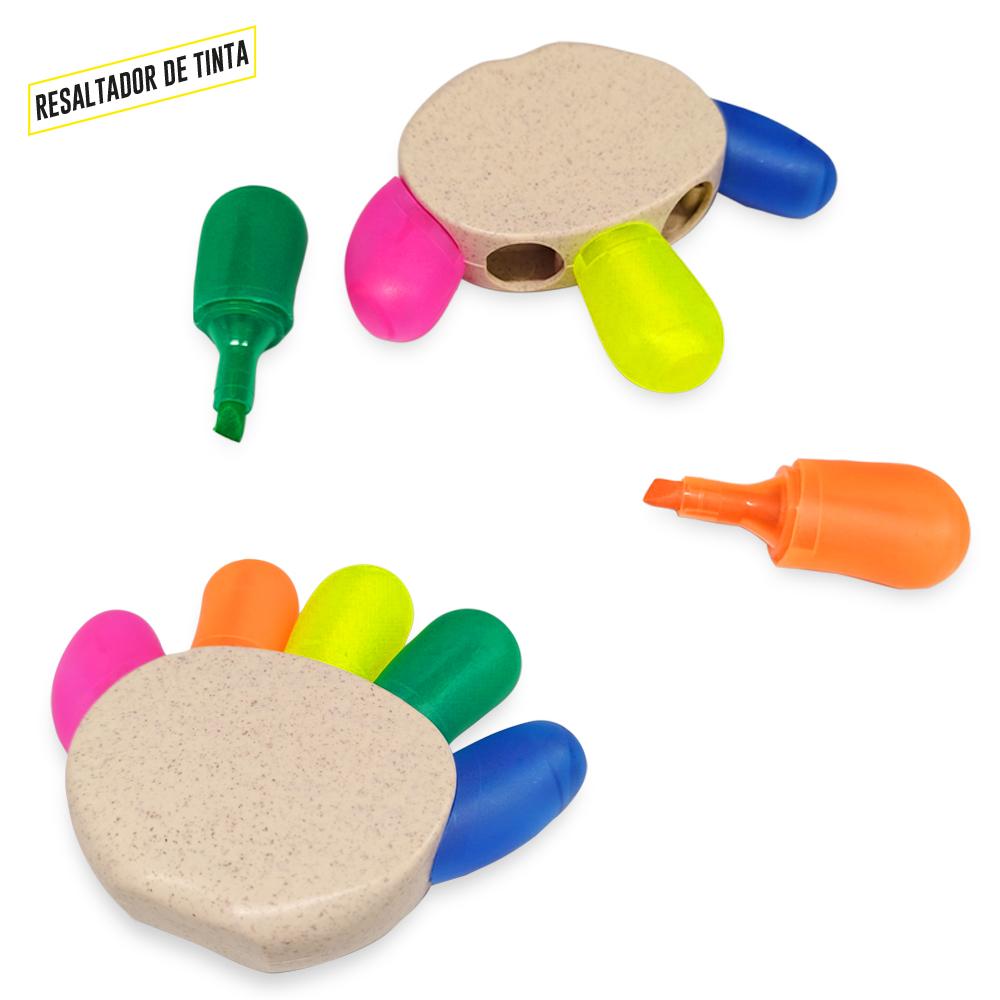 SET RESALTADOR FINGERS II ECO - Producto promocional personalizable