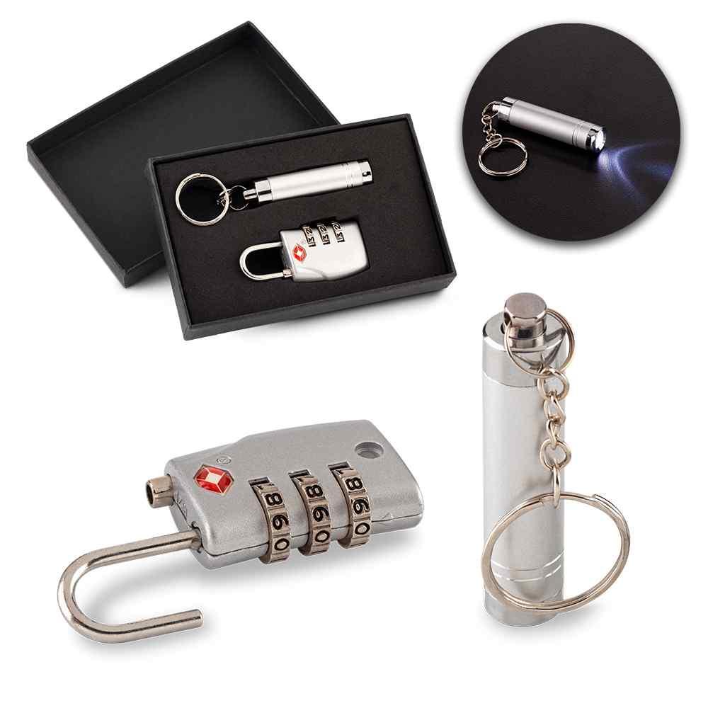 Set Travel Lock personalizado con logo