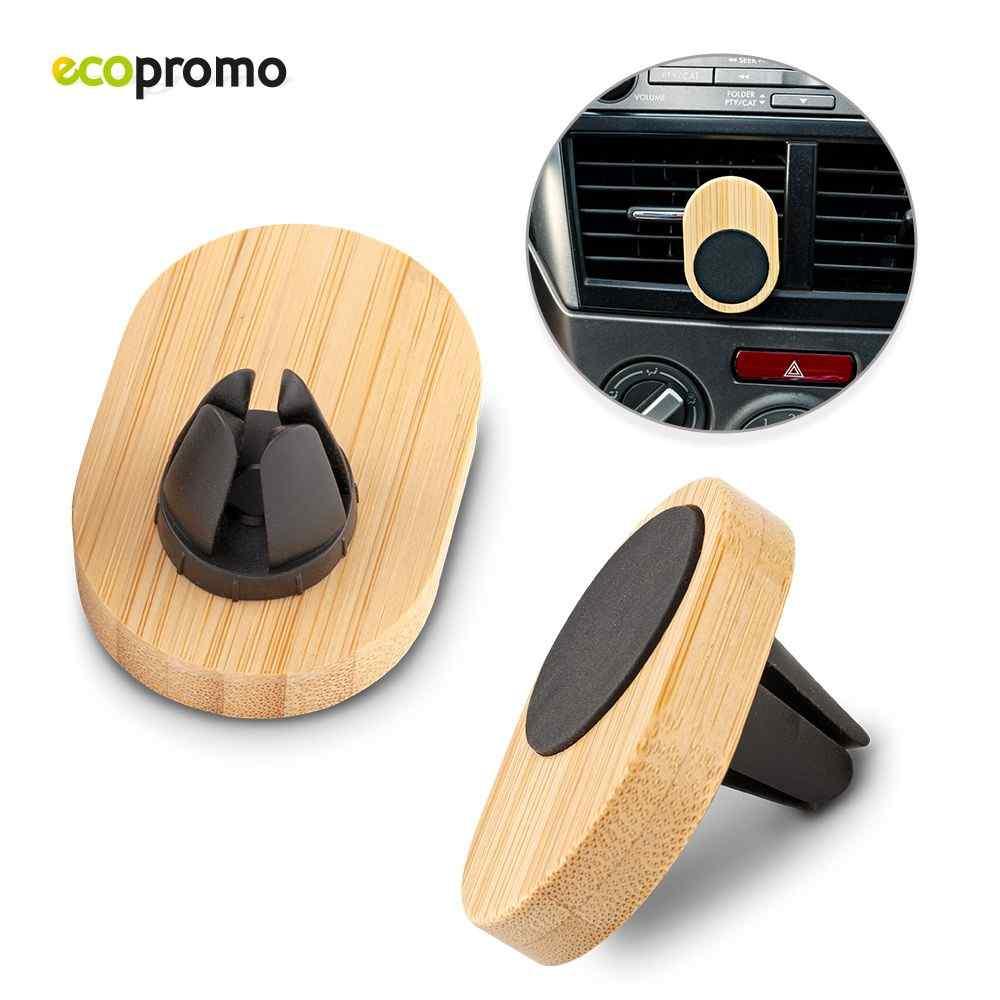 Soporte Magnético Para Móviles Bamboo - Producto promocional personalizable