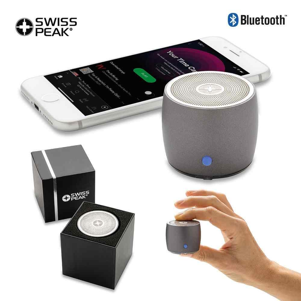 Speaker Bluetooth Bass Swiss Peak personalizado con logo