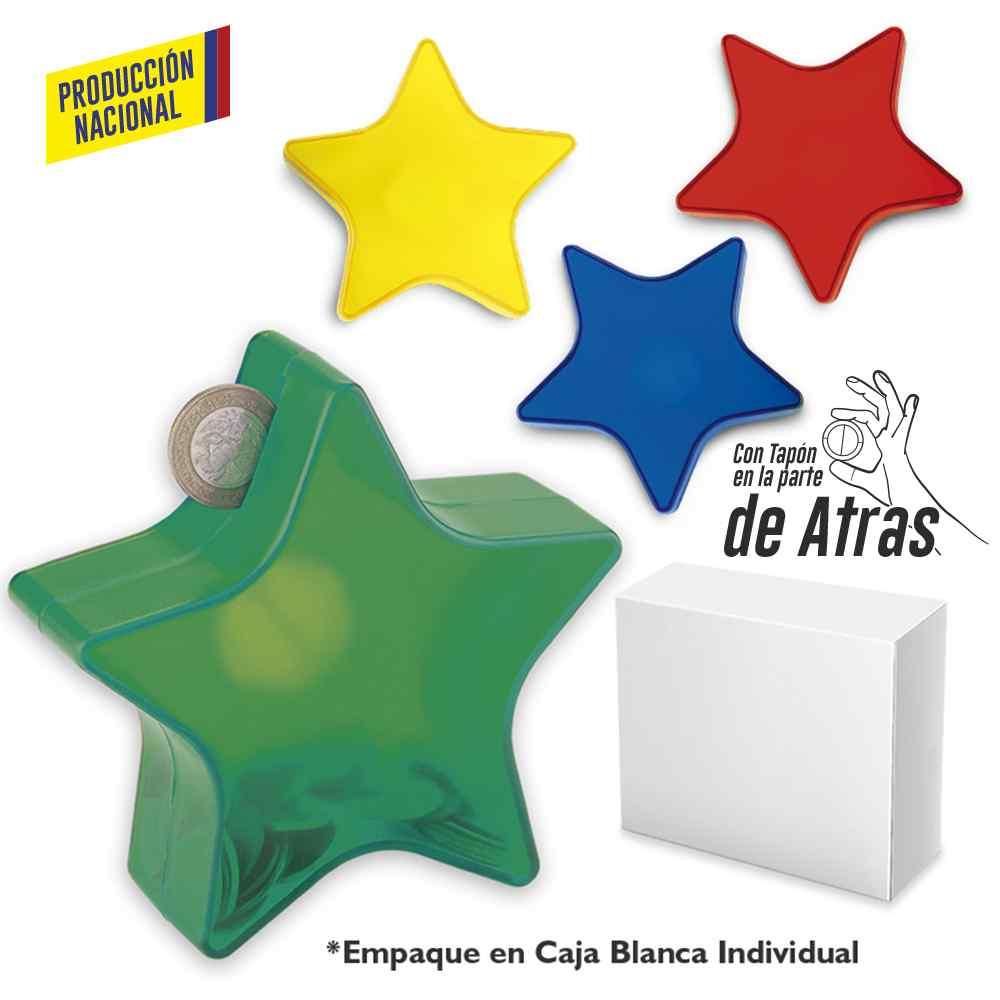 Alcancía Estrella 13.5cm- Producción Nacional personalizado con logo