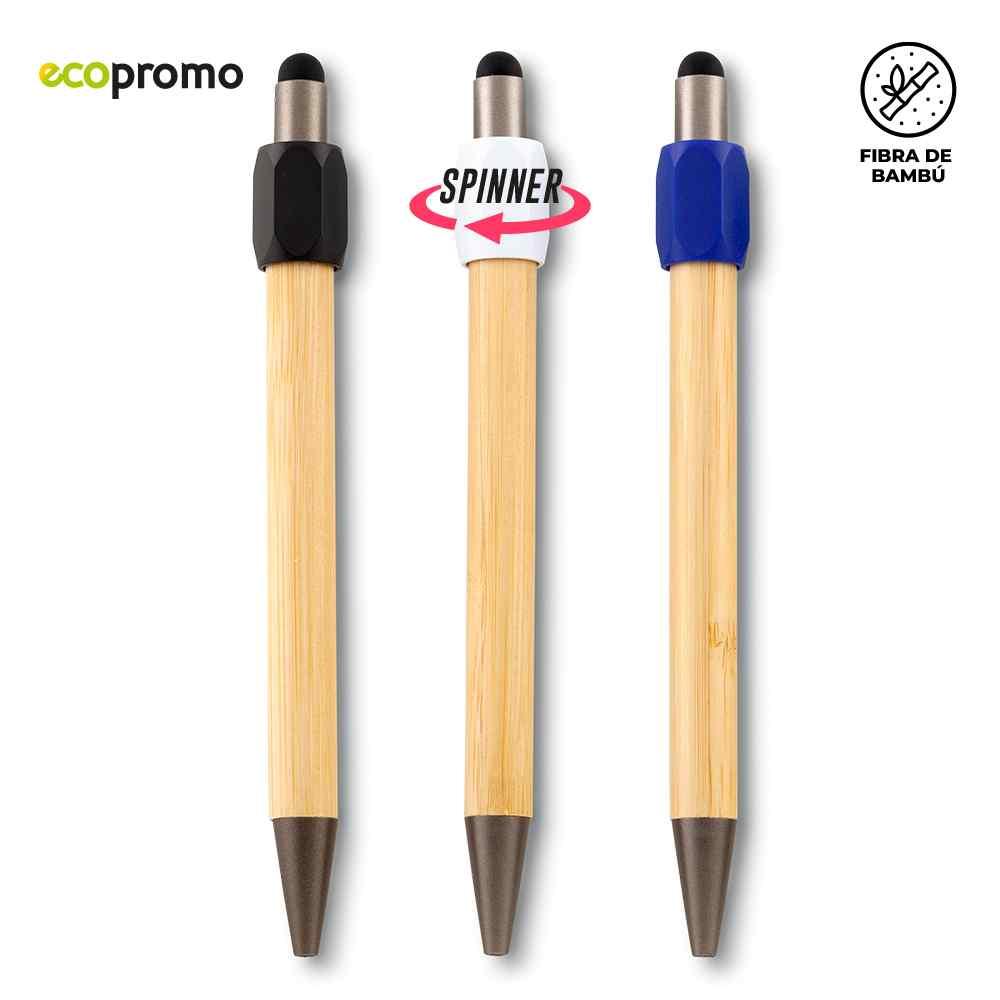 Bolígrafo Helix Bamboo personalizado con logo
