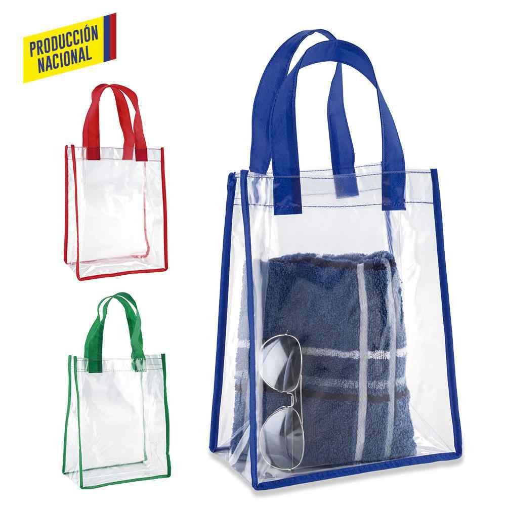 Bolsa Clear Trenza Con Ribete - Producción Nacional personalizado con logo