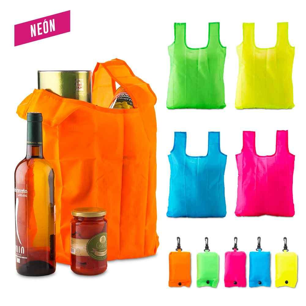 Bolsa Plegable Neón Emma personalizado con logo