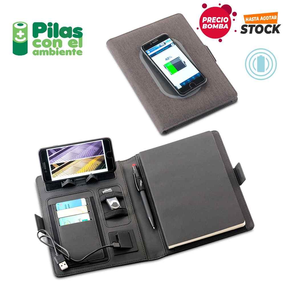 Cargador Inalámbrico Multiorganizador personalizado con logo