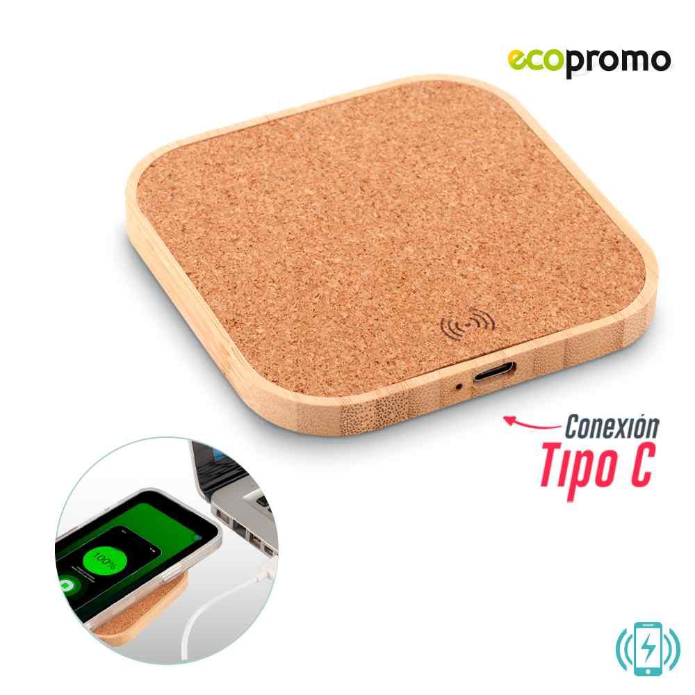 Cargador Inalámbrico Sabik Eco personalizado con logo