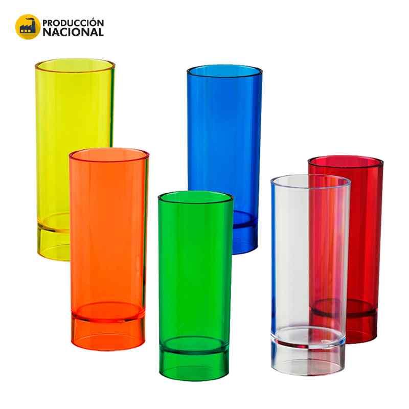 Copa Cilindrica 2oz Cristal - Produccion Nacional personalizado con logo