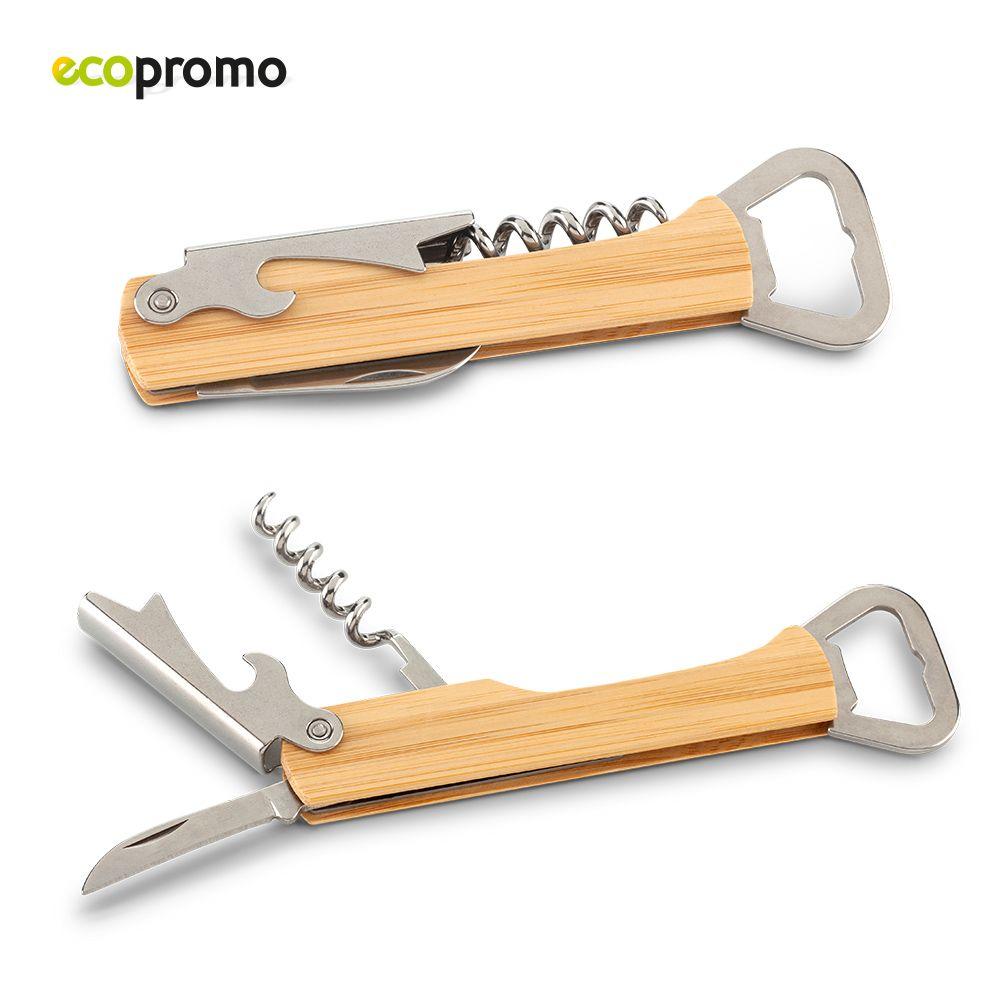 Destapador Bamboo Wine personalizado con logo