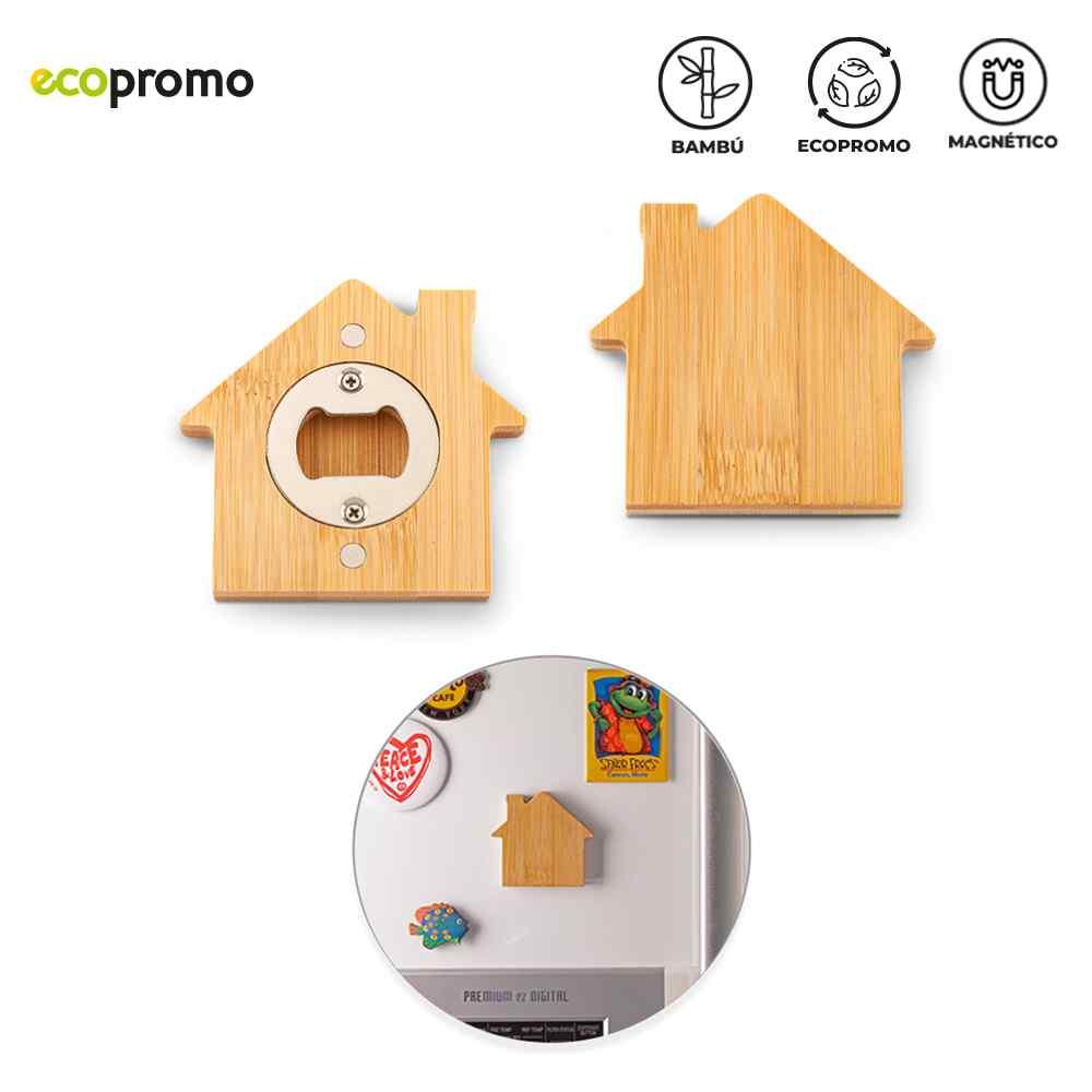 Destapador House Bamboo personalizado con logo
