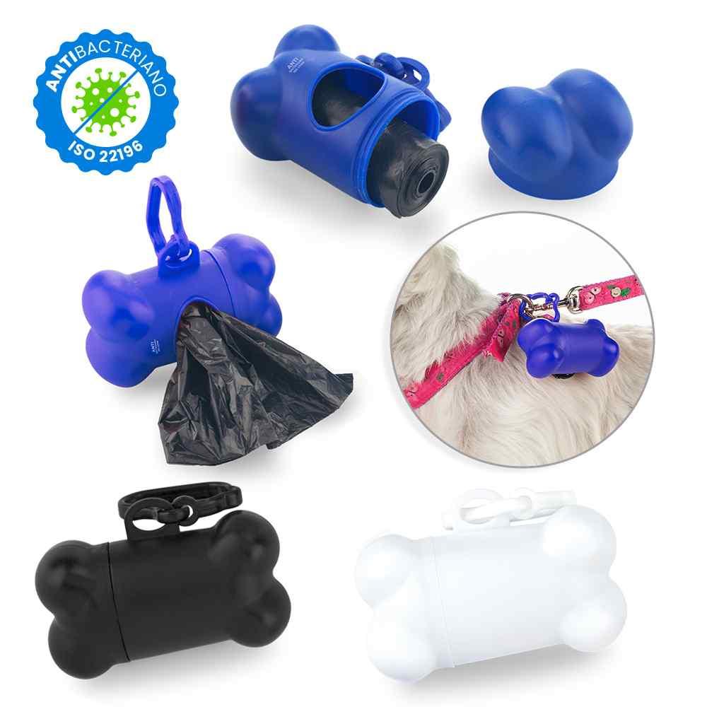 Dispensador de Bolsas Bone Material Antibacteriano personalizado con logo