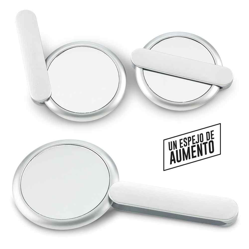 Espejo Plegable 2-1 personalizado con logo