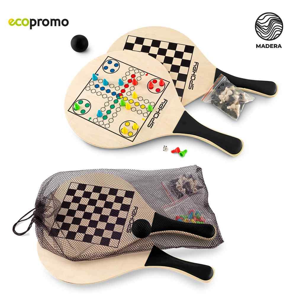 Juego de Raquetas Board Game personalizado con logo