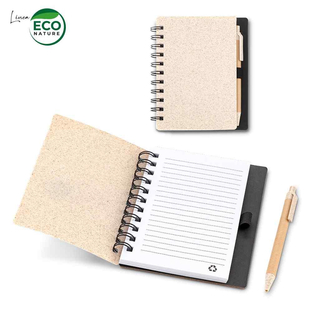 Libreta Con Bolígrafo Leroy Eco personalizado con logo