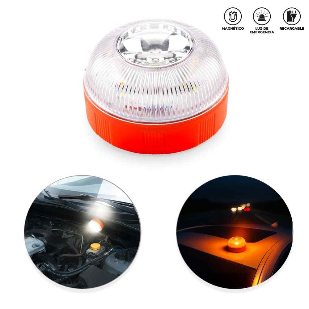 Luz de Emergencia V16 Magnetica personalizado con logo