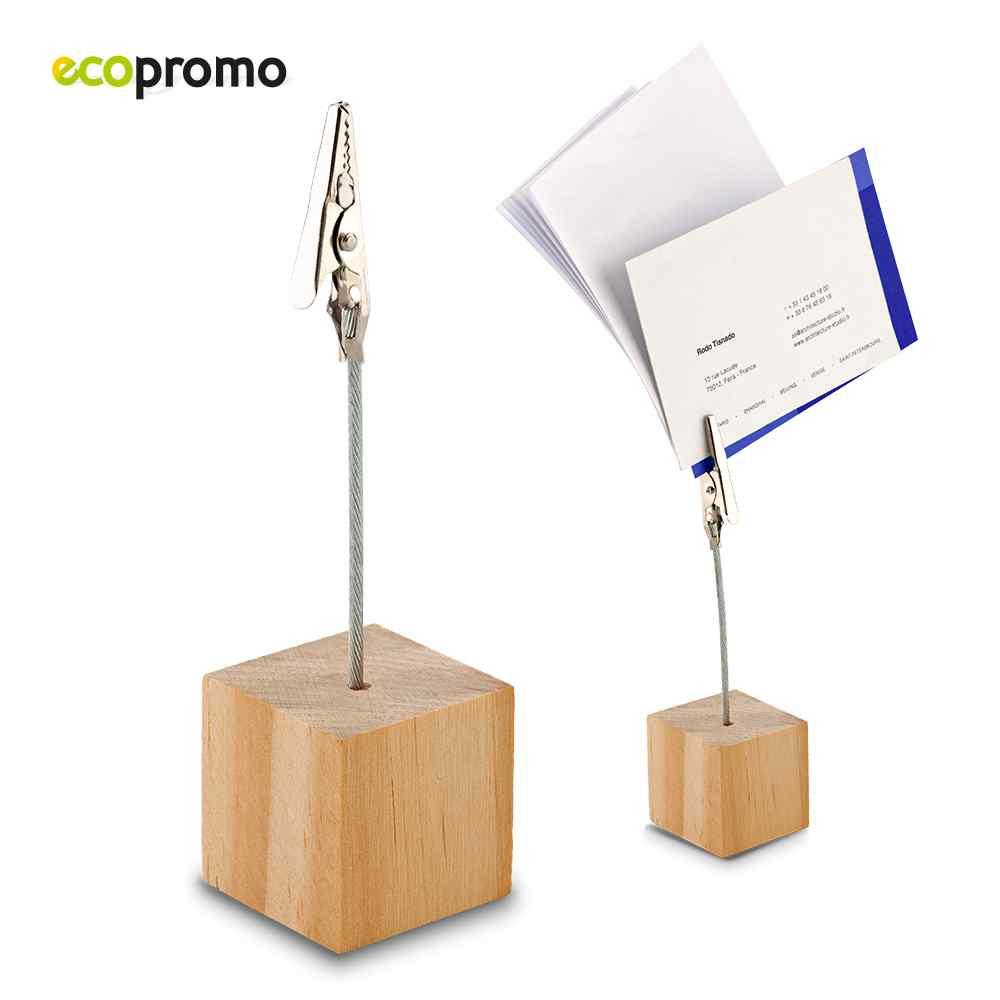 Memo Clip Bamboo ii personalizado con logo