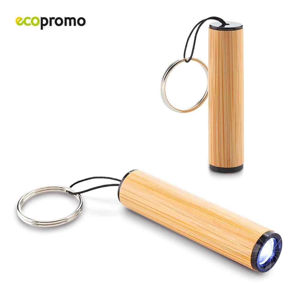 Mini Linterna Bamboo personalizado con logo