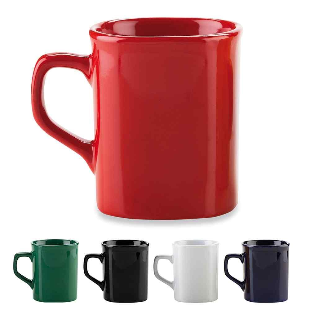 Mug Cerámica Cuadrado 10 oz personalizado con logo