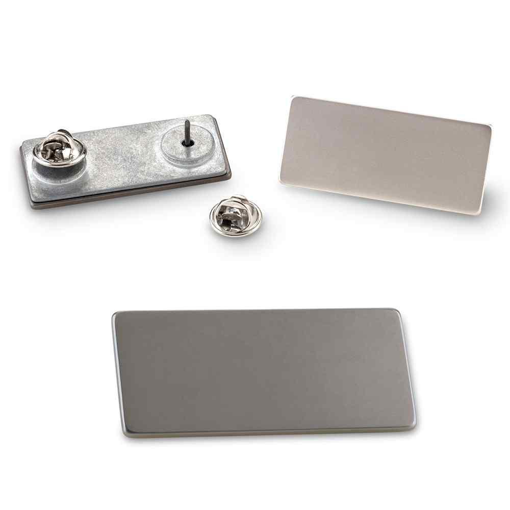 Placa Metalica Con Pin Ml-332 personalizado con logo
