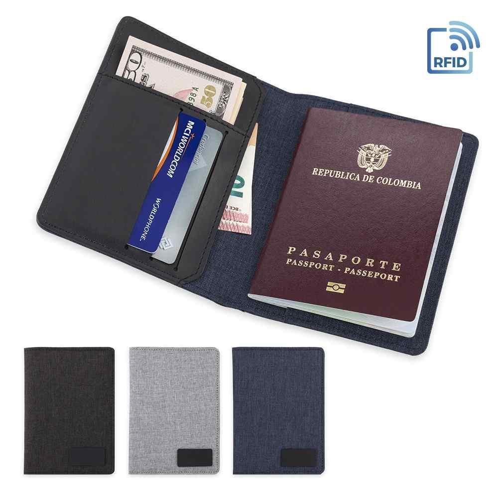 Portapasaporte Security personalizado con logo
