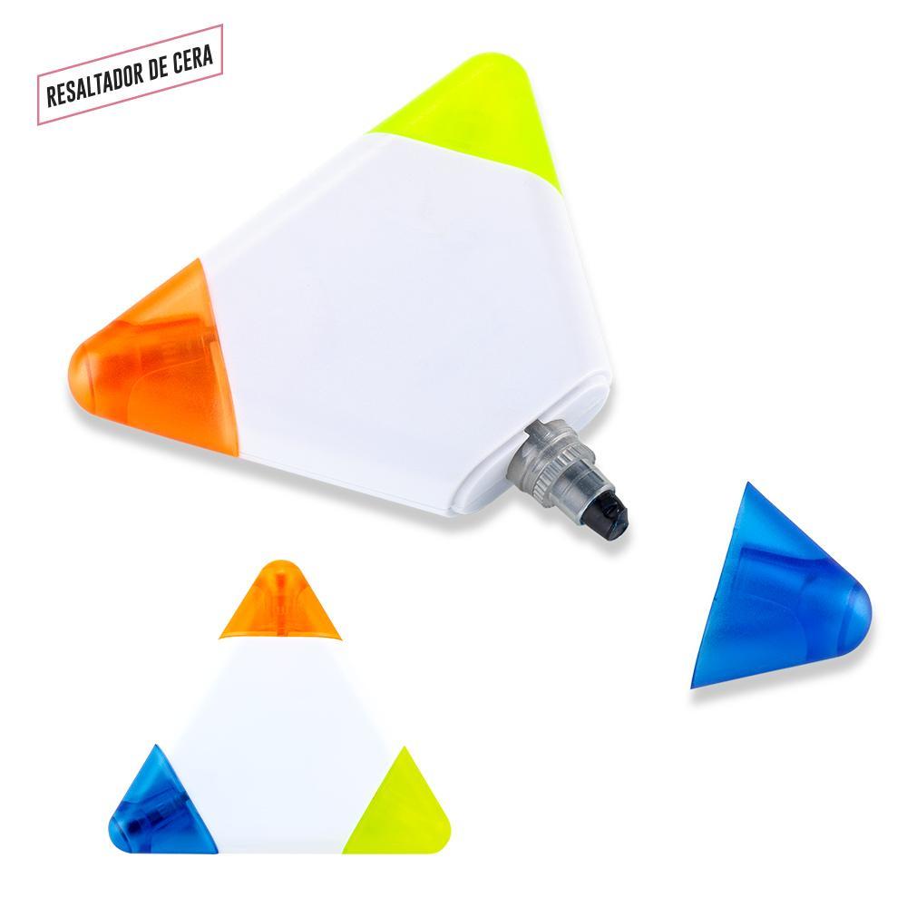 Resaltador Magico de Cera Triangulo personalizado con logo