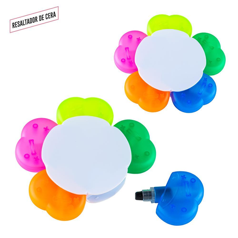 Resaltador Magico en Cera Flower - 5 Colores personalizado con logo