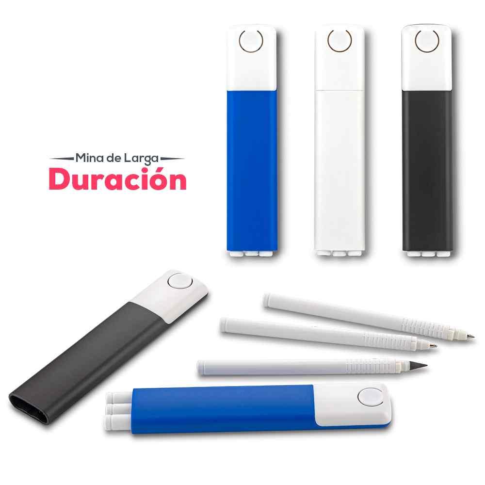 Set de Bolígrafos Flock personalizado con logo