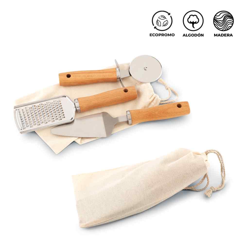 Set de Cocina Trattoria personalizado con logo